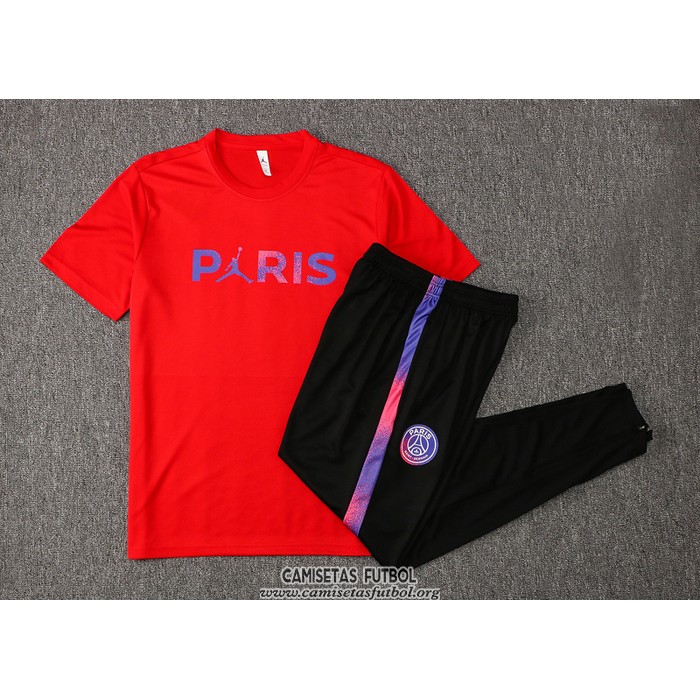 Chandal del Paris Saint-Germain Jordan Manga Corta 2021/2022 Rojo